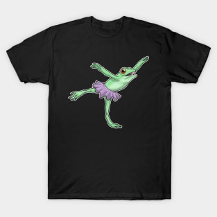 Frog Ballerina Ballet Dance T-Shirt